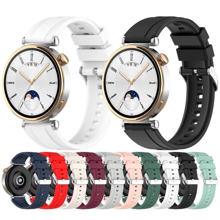 Silicone watch band set in mixed colors with metal buckles