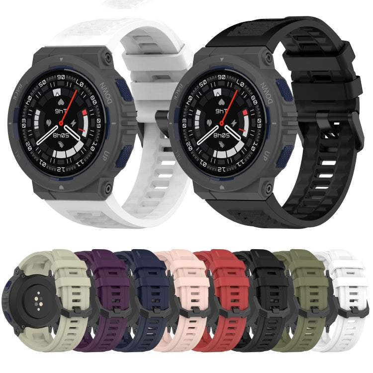 Solid Color Silicone Watch Band, For Amazfit Active Edge A2212