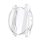 Clear full-coverage watch case with a transparent screen cover and side button cutouts