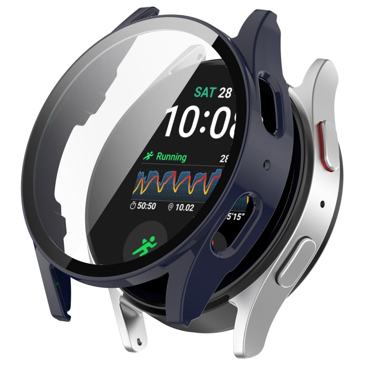 Galaxy Watch protective case in dark blue with integrated screen protector