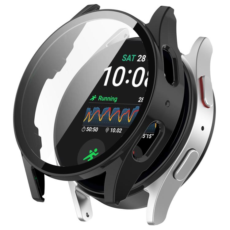 Galaxy Watch protective case in matte black with integrated screen protector