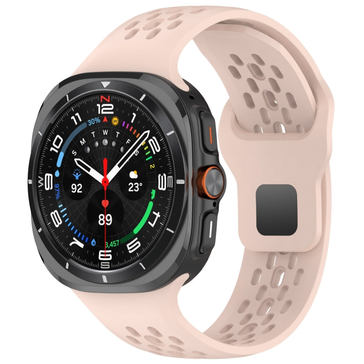 Reverse Buckle Silicone Breathable Watch Band, For Galaxy Watch Ultra2 2026 / 2025 / 1 2024