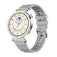 Quick Release Spring Bar Silver Buckle Solid Color Silicone Watch Band, For Huawei Watch GT 6 41mm