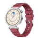 Quick Release Spring Bar Silver Buckle Solid Color Silicone Watch Band, For Huawei Watch GT 6 41mm