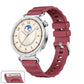 Press Button Quick Release Silver Buckle Solid Color Silicone Watch Band, For Huawei Watch GT 6 41mm