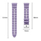 Press Button Quick Release Silver Buckle Solid Color Silicone Watch Band, For Huawei Watch GT 6 41mm