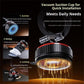 Black suction cup phone holder with locking switch and circular suction base