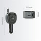 GE10 PD 65W Fast Charging Adapter Voltage Display Car Charger with Retractable Cable, GE10