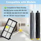 Robot vacuum replacement parts: roller brushes, filter, and side brushes set