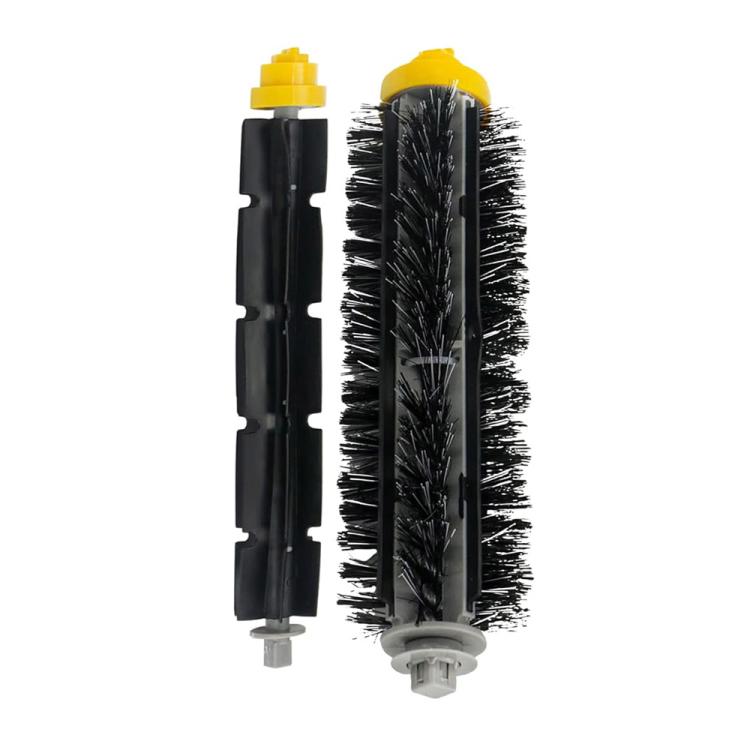 JUNSUNMAY main clean brush with black bristle roller and yellow end cap, single unit