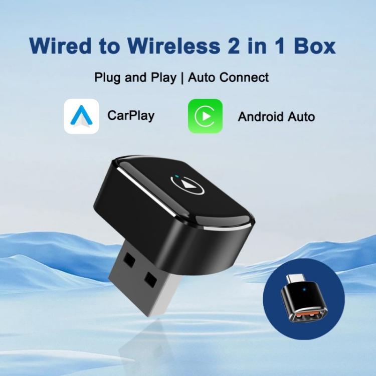 Black WiFi Bluetooth USB adapter dongle, angled view with two USB pins