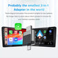 M28 Wired to Wireless Car Adapter 2 in 1 Type-C + USB Wireless CarPlay AI Box Android Auto, M28