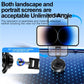 Black universal phone mount with swiveling ball joint on vacuum base
