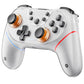 White game controller with dual hall joysticks and ABXY buttons with trigger grips
