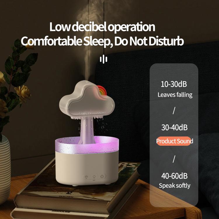 Ultrasonic Humidifier Rainbow Aromatherapy Diffuser, Rainbow