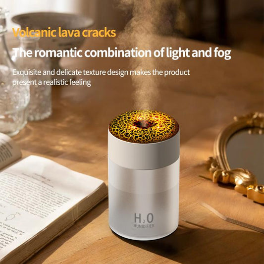 Simulated Lava Crack 7-Color Ambient Light Humidifier, Simulated Lava Crack