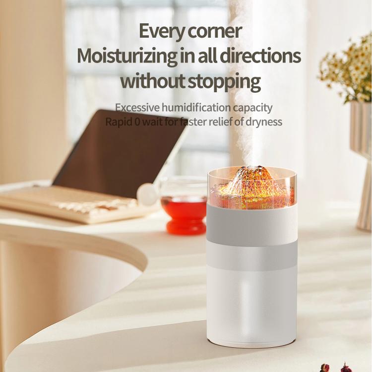 Simulated Volcano 7-Color Ambient Light Humidifier, Simulated Volcano