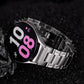 Push Button Mechanical Style Butterfly Clasp Metal Watch Band, For Samsung Galaxy Watch FE / 7 / 6 / 5 / 4