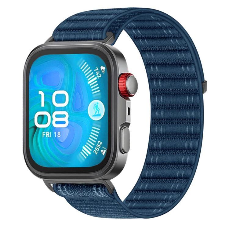 Wave Texture Woven Nylon Hook And Loop Fastener Watch Band, For Huawei Watch Fit 5 / Fit 5 Pro / Fit 4