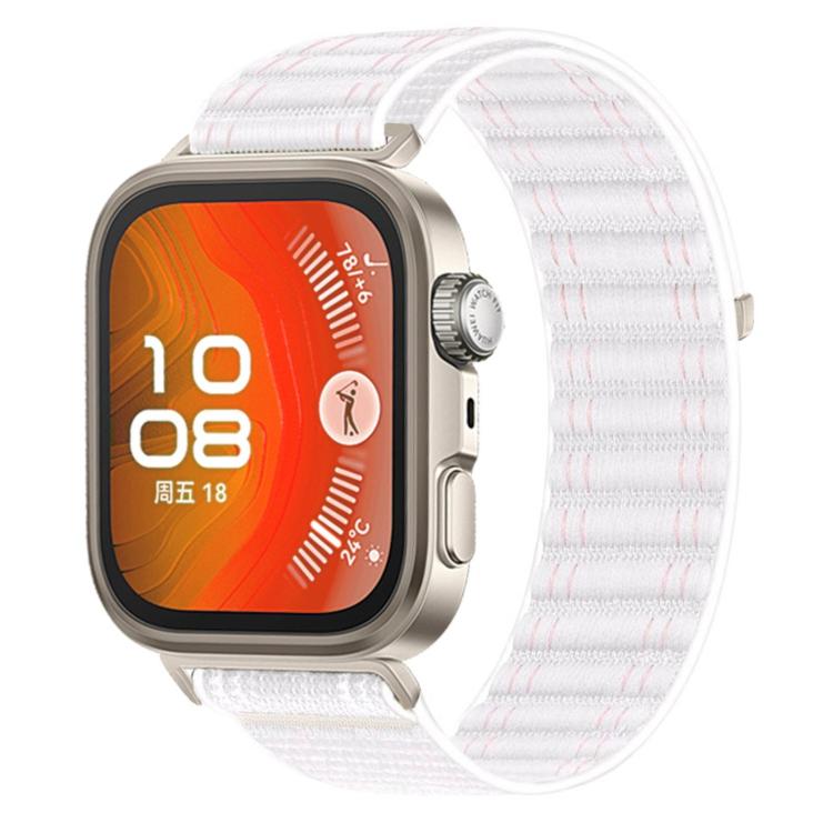 Wave Texture Woven Nylon Hook And Loop Fastener Watch Band, For Huawei Watch Fit 5 / Fit 5 Pro / Fit 4