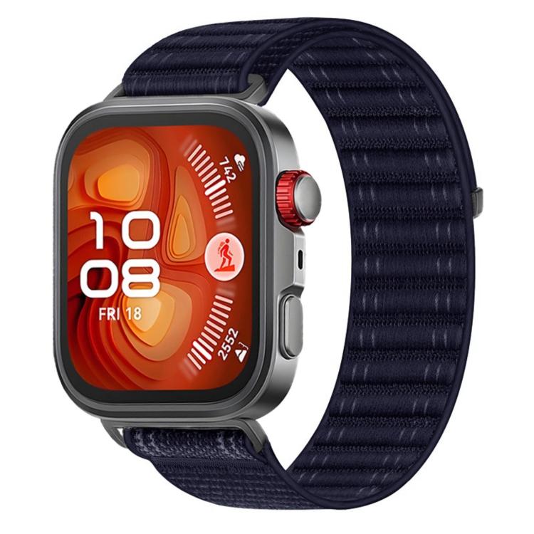 Wave Texture Woven Nylon Hook And Loop Fastener Watch Band, For Huawei Watch Fit 5 / Fit 5 Pro / Fit 4