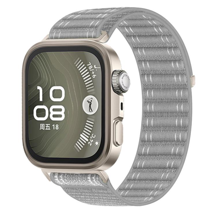Wave Texture Woven Nylon Hook And Loop Fastener Watch Band, For Huawei Watch Fit 5 / Fit 5 Pro / Fit 4