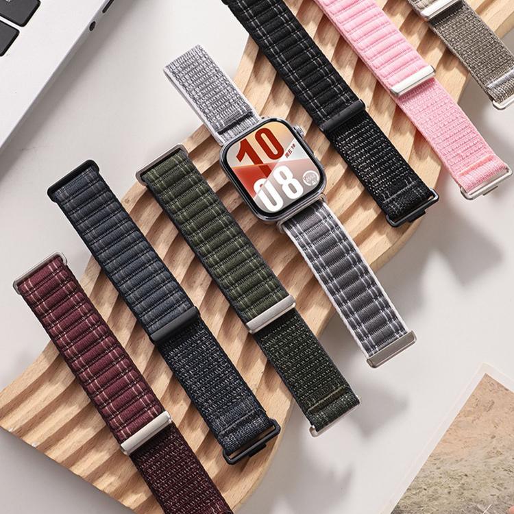 Wave Texture Woven Nylon Hook And Loop Fastener Watch Band, For Huawei Watch Fit 5 / Fit 5 Pro / Fit 4