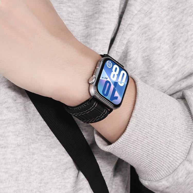 Wave Texture Woven Nylon Hook And Loop Fastener Watch Band, For Huawei Watch Fit 5 / Fit 5 Pro / Fit 4