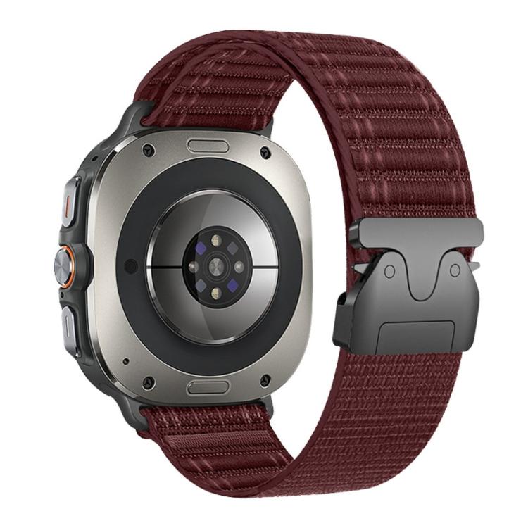 Parachute Buckle Wave Texture Nylon Watch Band, For Galaxy Watch Ultra2 2026 / 2025 / 1 2024