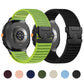 Parachute Buckle Mountain Pattern Woven Nylon Metal Tip Watch Band, For Galaxy Watch9 / 8 / 8 Classic