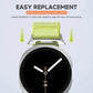 Parachute Buckle Mountain Pattern Woven Nylon Metal Tip Watch Band, For Galaxy Watch9 / 8 / 8 Classic