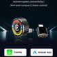 Compact wireless converter dongle with LED ring and USB charging plug