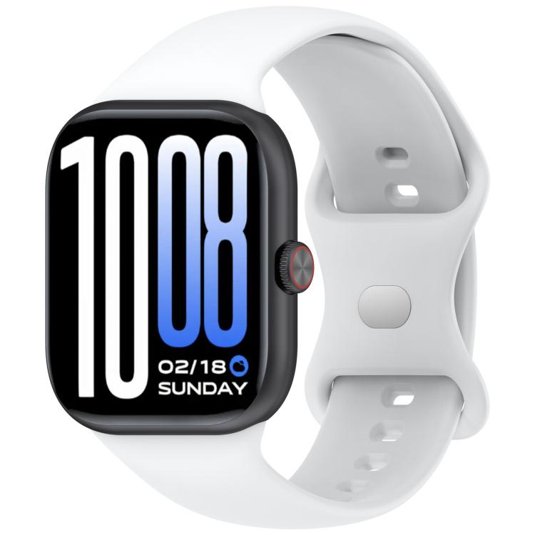 Butterfly Buckle Solid Color Silicone Watch Band, For vivo Watch GT 2 / iQOO Watch GT 2