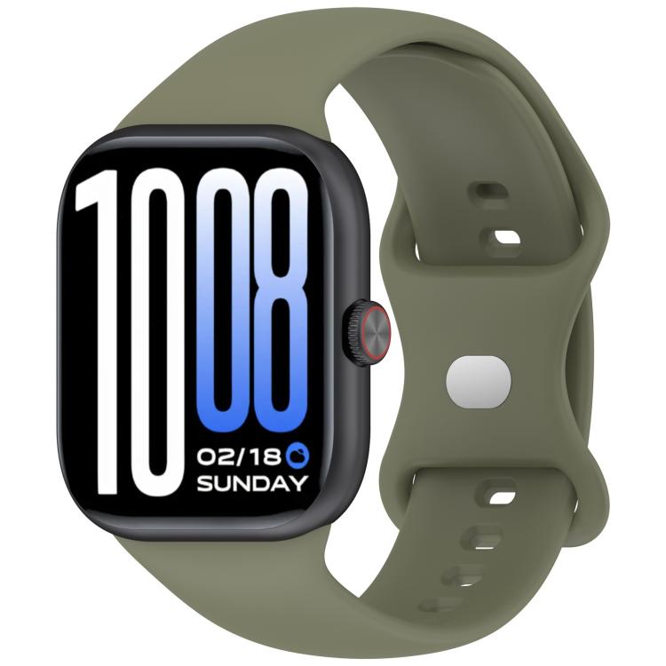 Butterfly Buckle Solid Color Silicone Watch Band, For vivo Watch GT 2 / iQOO Watch GT 2