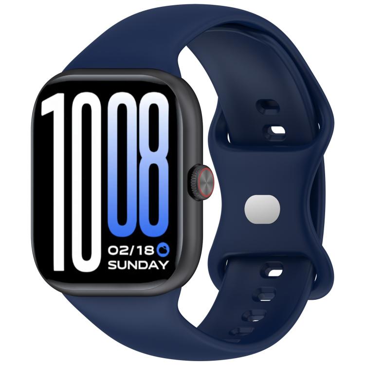 Butterfly Buckle Solid Color Silicone Watch Band, For vivo Watch GT 2 / iQOO Watch GT 2