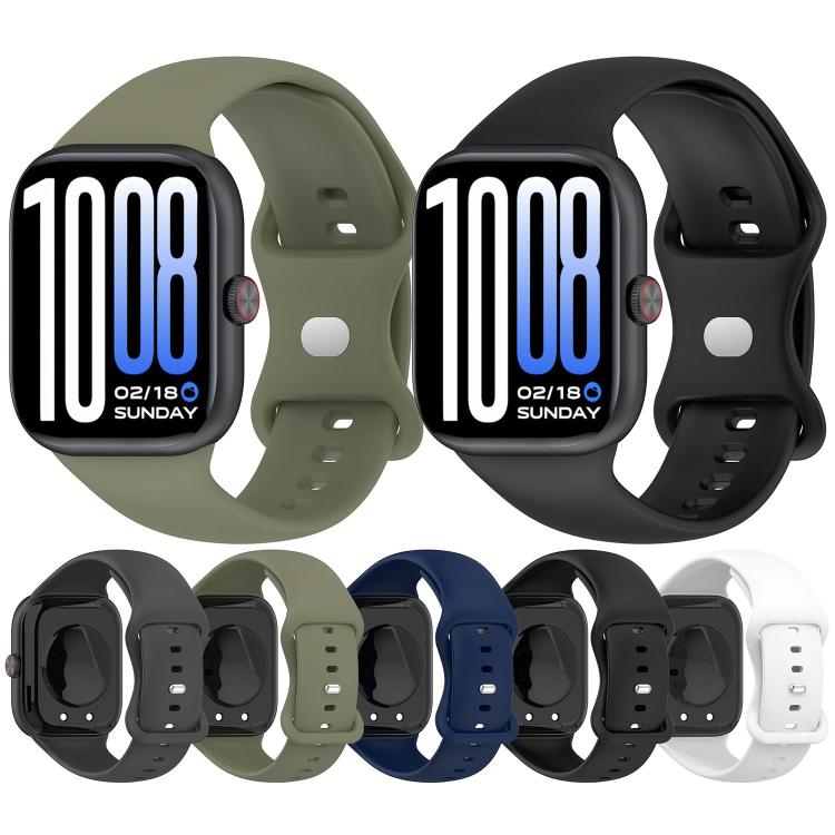 Butterfly Buckle Solid Color Silicone Watch Band, For vivo Watch GT 2 / iQOO Watch GT 2