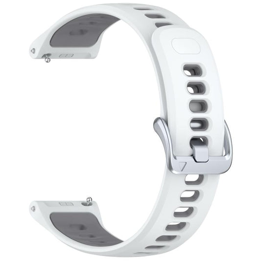 Zinc Alloy Quick Release Buckle Dual Color Silicone Watch Band, For COROS PACE 4