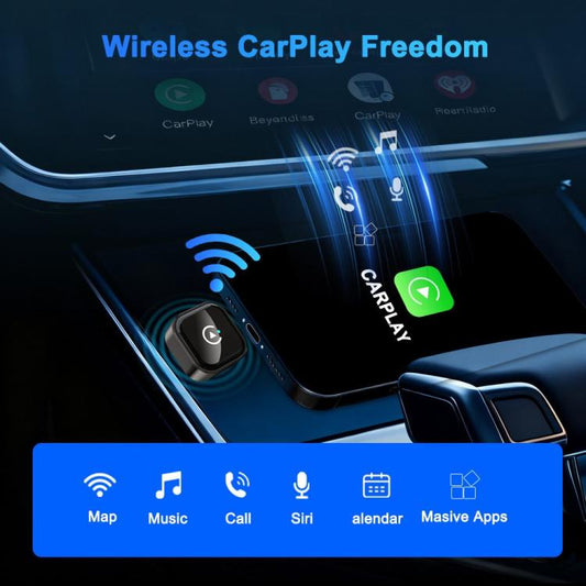 M62 Built-in CarPlay / Android Auto Wired to Wireless Converter 2 in 1 AI Box Wireless Car Adapter, M62