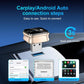 Gold screen mirroring adapter with USB connector for CarPlay and Android Auto