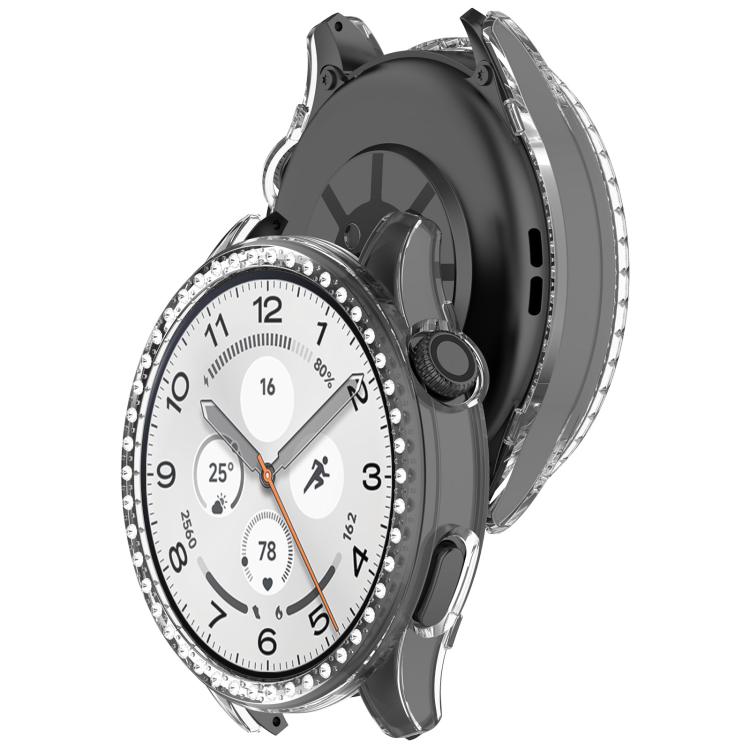 Single Row Diamond Half Coverage Hollow PC Watch Protective Case, For Xiaomi Watch 5