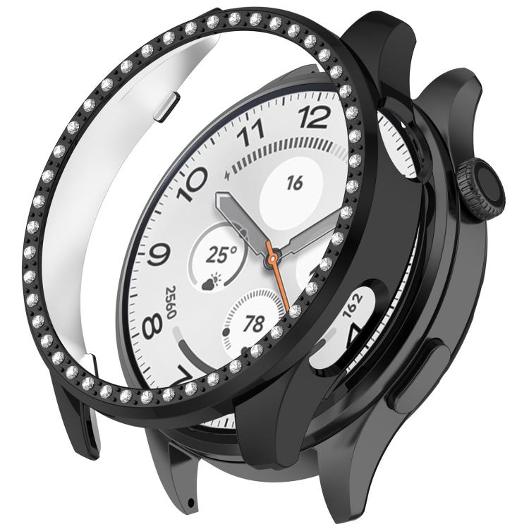 Single Row Diamond Half Coverage Hollow PC Watch Protective Case, For Xiaomi Watch 5