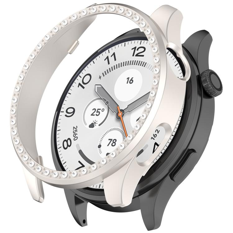 Single Row Diamond Half Coverage Hollow PC Watch Protective Case, For Xiaomi Watch 5