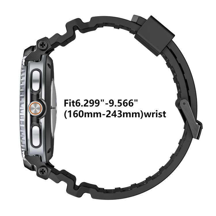 Breathable Dual Row Perforated Silicone Watch Band, For Galaxy Watch9 / 8 / 8 Classic