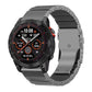Safety Buckle Single Bead Silicone Titanium Alloy Watch Band, For Garmin 26mm, For Garmin 22mm
