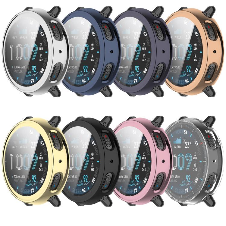 Full Coverage Electroplated TPU Watch Protective Case, For Amazfit Active Max