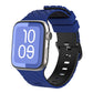 Diagonal Two-Color Silicone Watch Band, For Apple Watch 46mm / 49mm / 45mm / 44mm
