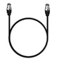 Black BNC extension cable with two female connectors and a coiled length.