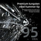 Multifunction car charger safety hammer with steel hammer tip