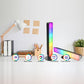 D04 2pcs Bluetooth Version Sound Pickup RGB Desktop Ambient Light Smart Gaming Light Bar