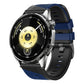 Phantom Sky Shadow Pin Buckle Two Color Silicone Watch Band, 22mm